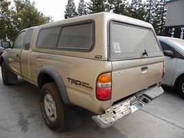 2003 TOYOTA TACOMA PREREUNNER BEIGE EXTRA CAB 3.4L AT 2WD Z17936